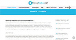 Desktop Screenshot of mobieletelefoon.net