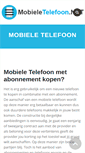 Mobile Screenshot of mobieletelefoon.net