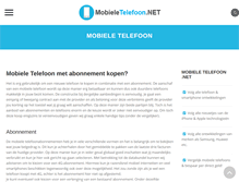 Tablet Screenshot of mobieletelefoon.net