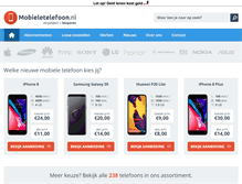 Tablet Screenshot of mobieletelefoon.nl